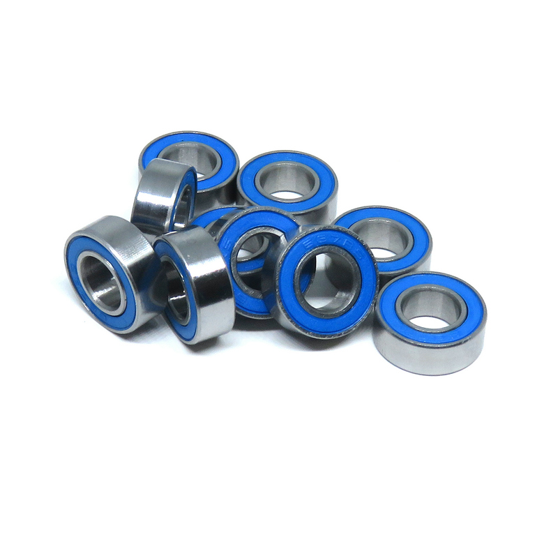 687 2RS 7x14x5 ABEC-5 Blue Seals Miniature Ball Bearing 687RS RC Car Bearing 687-2RS